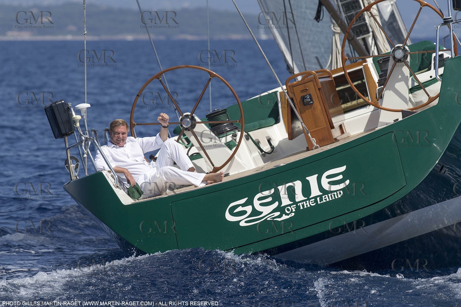 25 06 2015, Saint Tropez (FRA,83) , Sailing, Super yachts, Wally, Genie of The Lamp, Charles de Bourbon