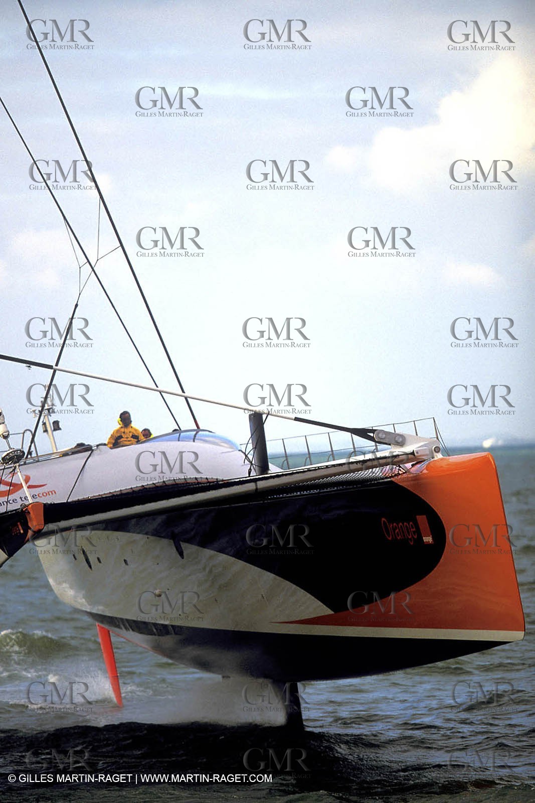 La Trinité mer - Orange II first sea trials