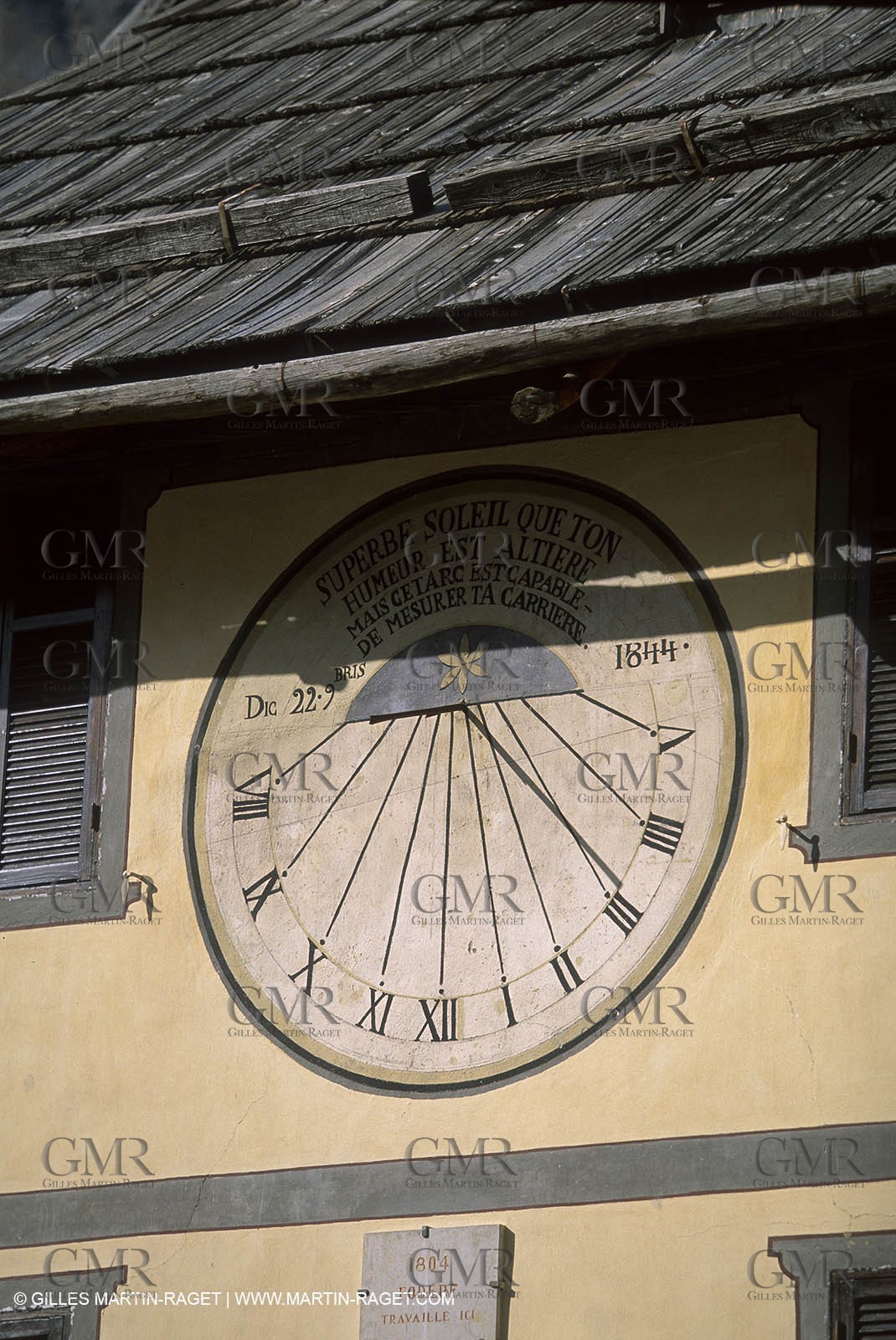 France - Southern Alps - Solar clocks