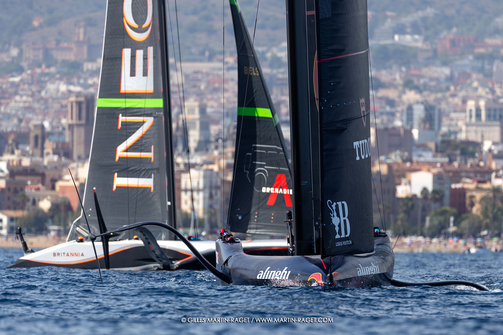 16 09 2024, Barcelona (ESP), 37th America's Cup, Louis Vuitton Cup Semi-final, Race Day 3