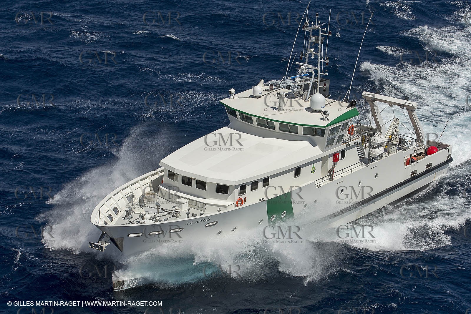 Al Azizi -  H2X boatyard - Oceanographjic research ship - Sea trials off La Ciotat (FRA,13) - 29 07 2014