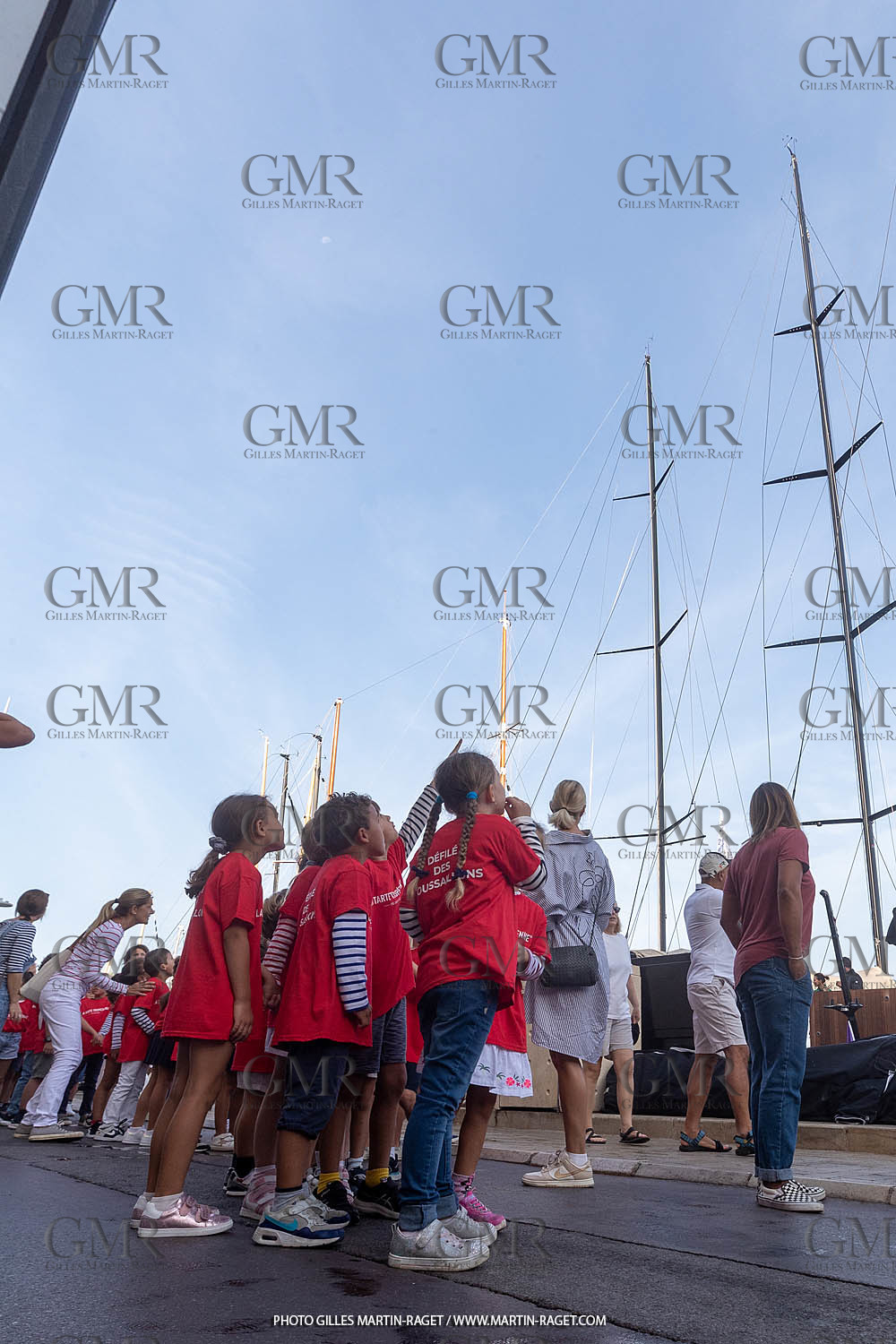 05 10 2023, Saint-Tropez (FRA,83), Les Voiles de Saint-Tropez 2023, Race Day 5, Défilé des minots de St Tropez