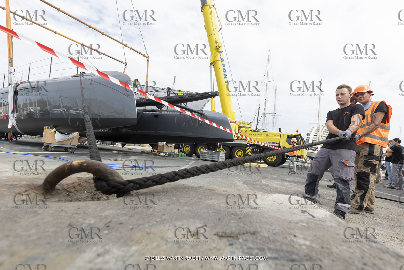 22 07 2020, La Grande Motte (FRA), Gunboat, Gunboat 68 SeaTilt launch