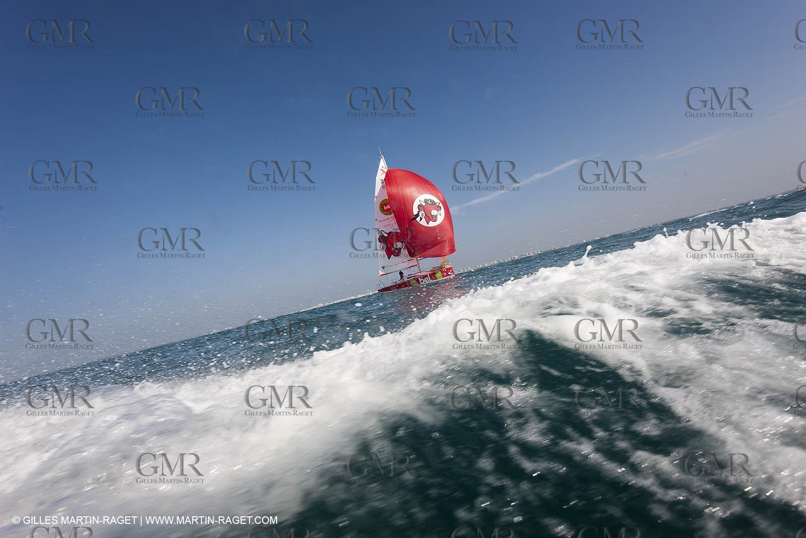 13 03 2010 -  La Grande Motte   Port Camargue (FRA) - Groupe Bel - Kito de Pavant   Sebastien Audigane training for Transat AG2R