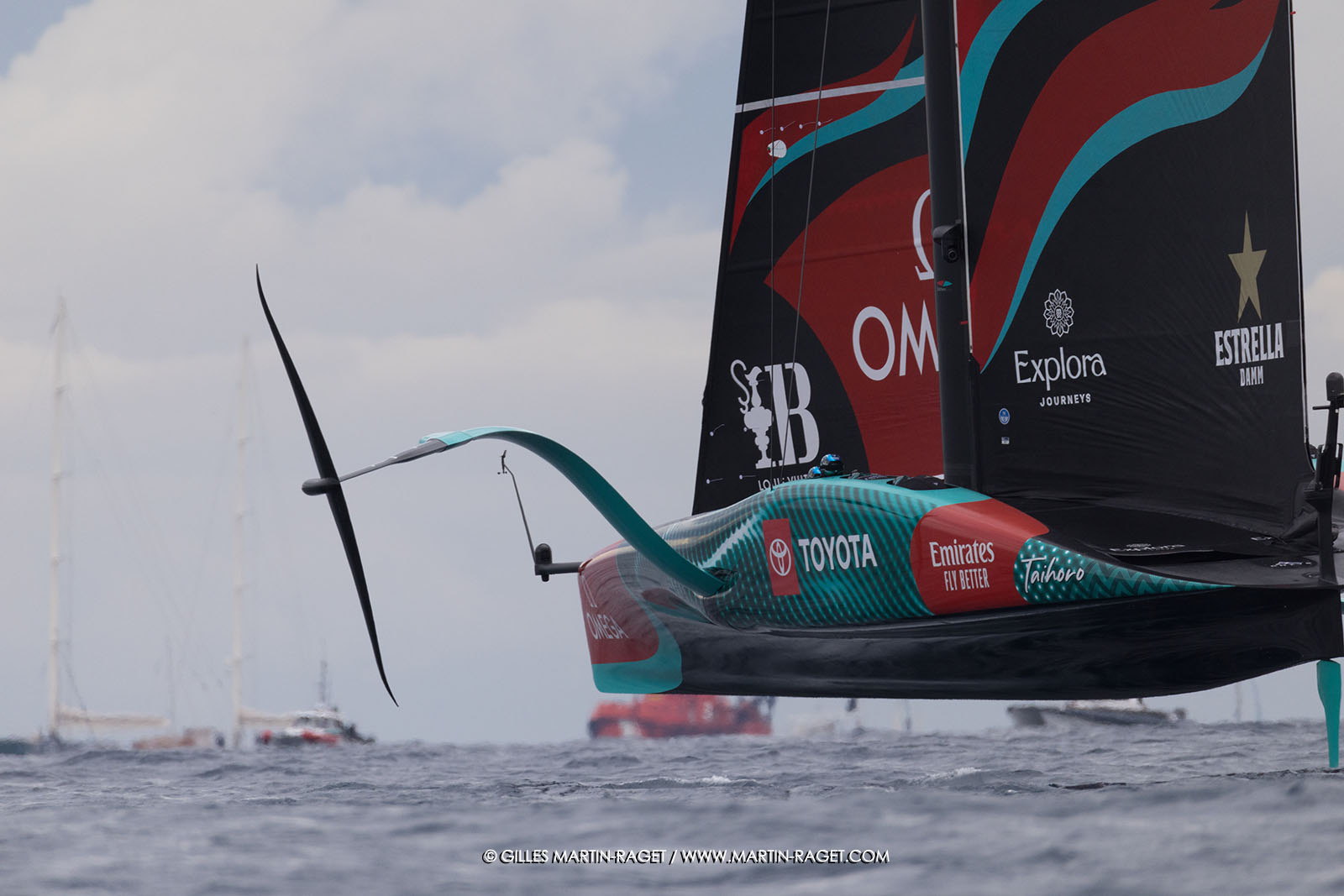 18 10 2024, Barcelona (ESP), Louis Vuitton 37th America's Cup, Final Match, Race Day 5, Race 7