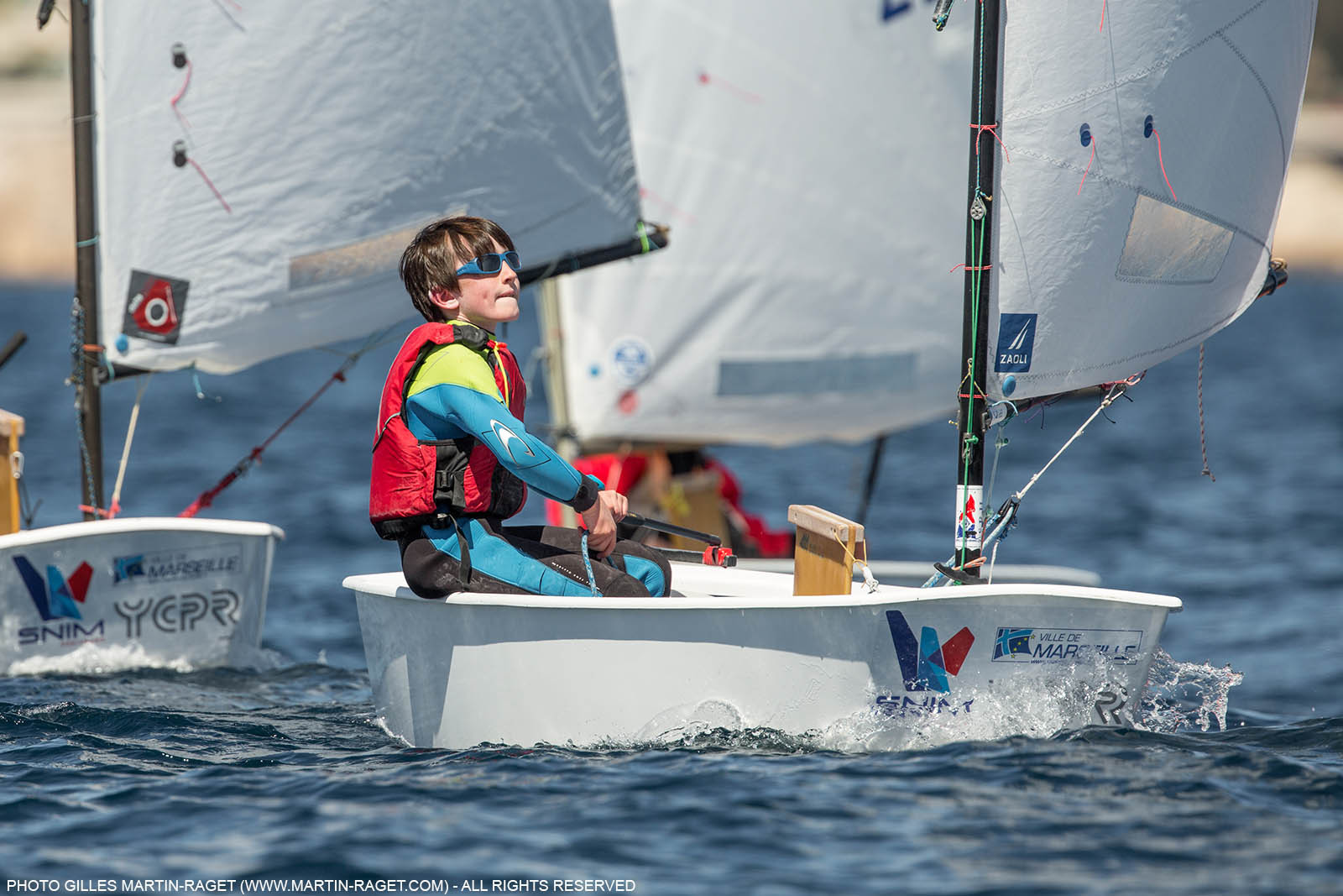 14 04 2016, Marseille (FRA,13), SNIM Dériveurs, Coupe Internationale de Printemps Optimist, Day 4