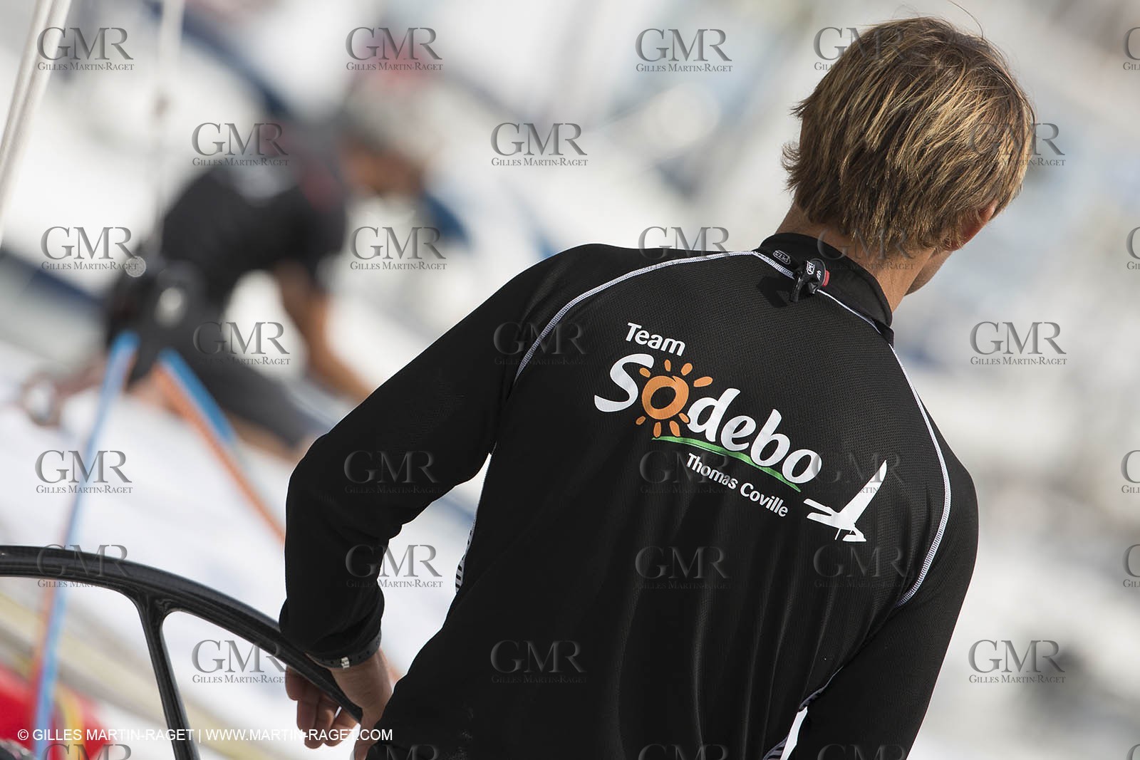 12 09 2012 - Marseille (FRA,13) - Trimaran Sodebo - Thomas Coville - Trans Mediterranée record attempt.