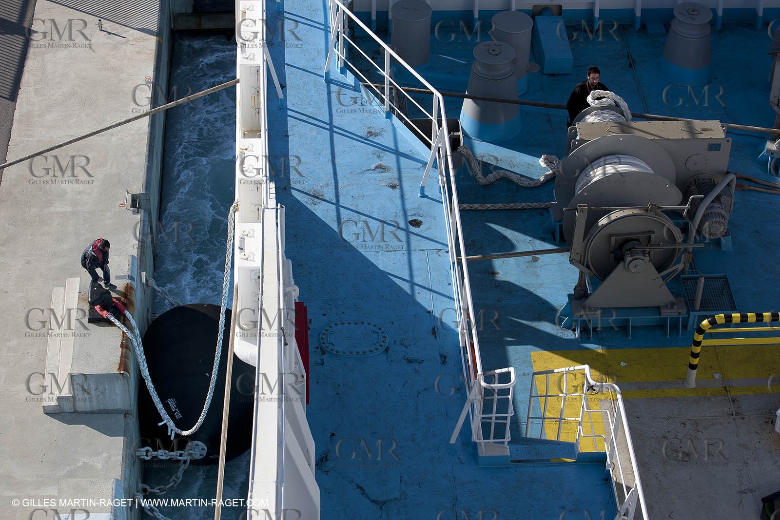 16 02 2012 - Ajaccio (FRA, Corse) -  La Méridionale shipping company- Piana at Ajaccio