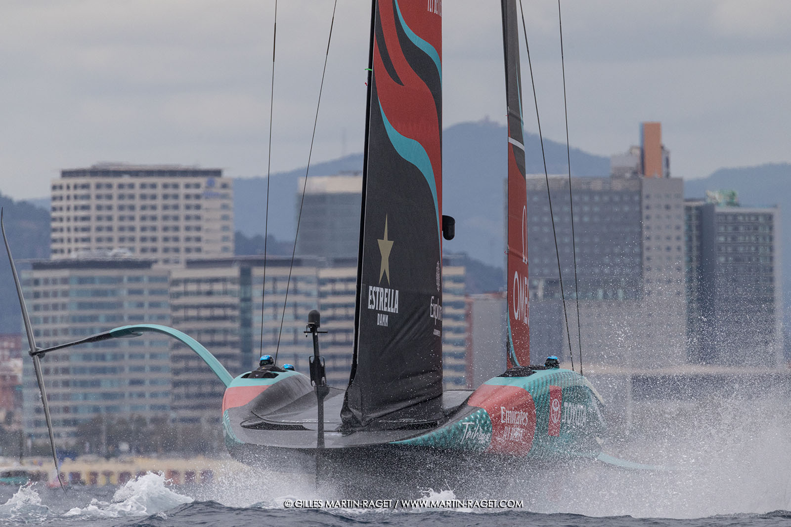 18 10 2024, Barcelona (ESP), Louis Vuitton 37th America's Cup, Final Match, Race Day 5, Race 8