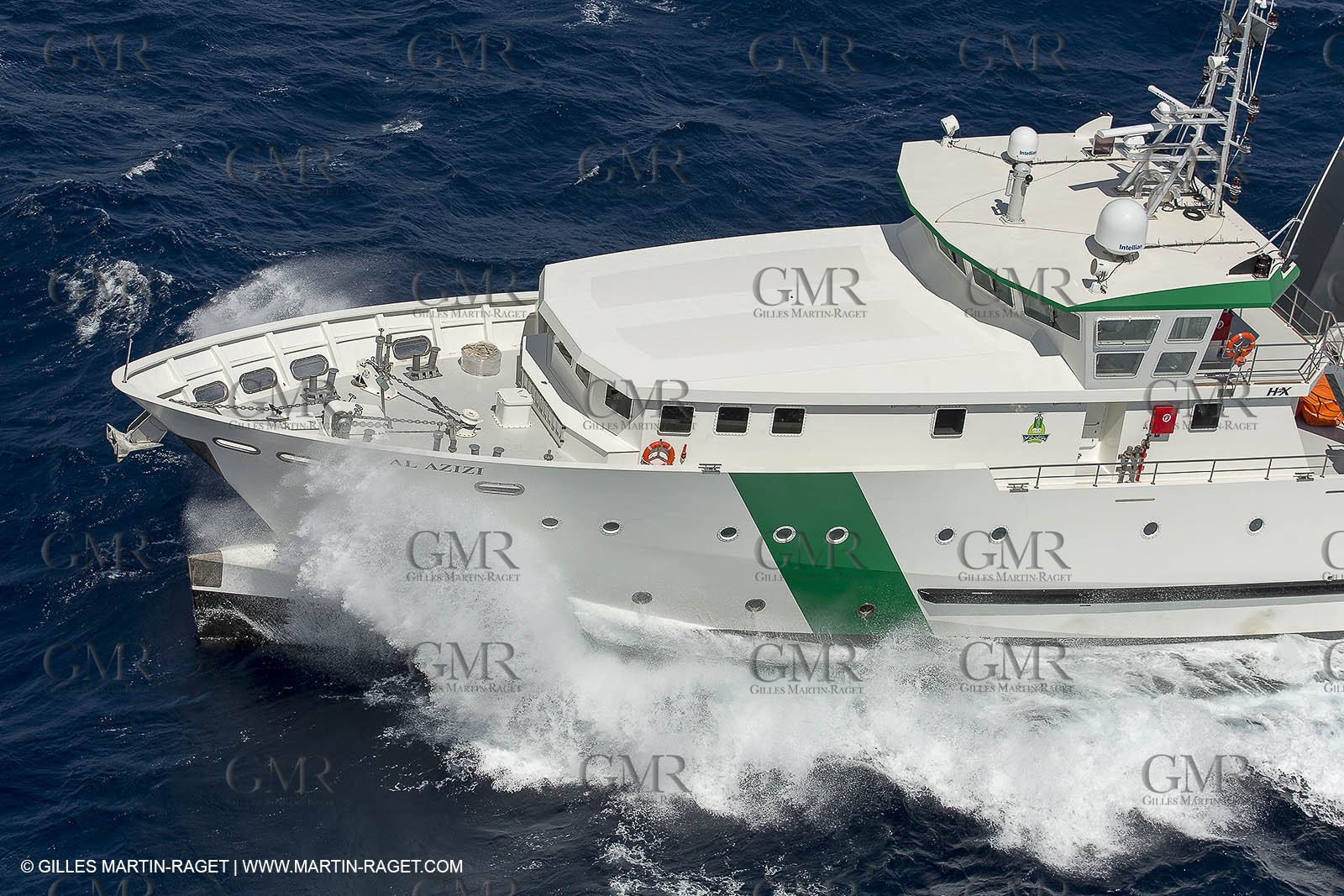 Al Azizi -  H2X boatyard - Oceanographjic research ship - Sea trials off La Ciotat (FRA,13) - 29 07 2014