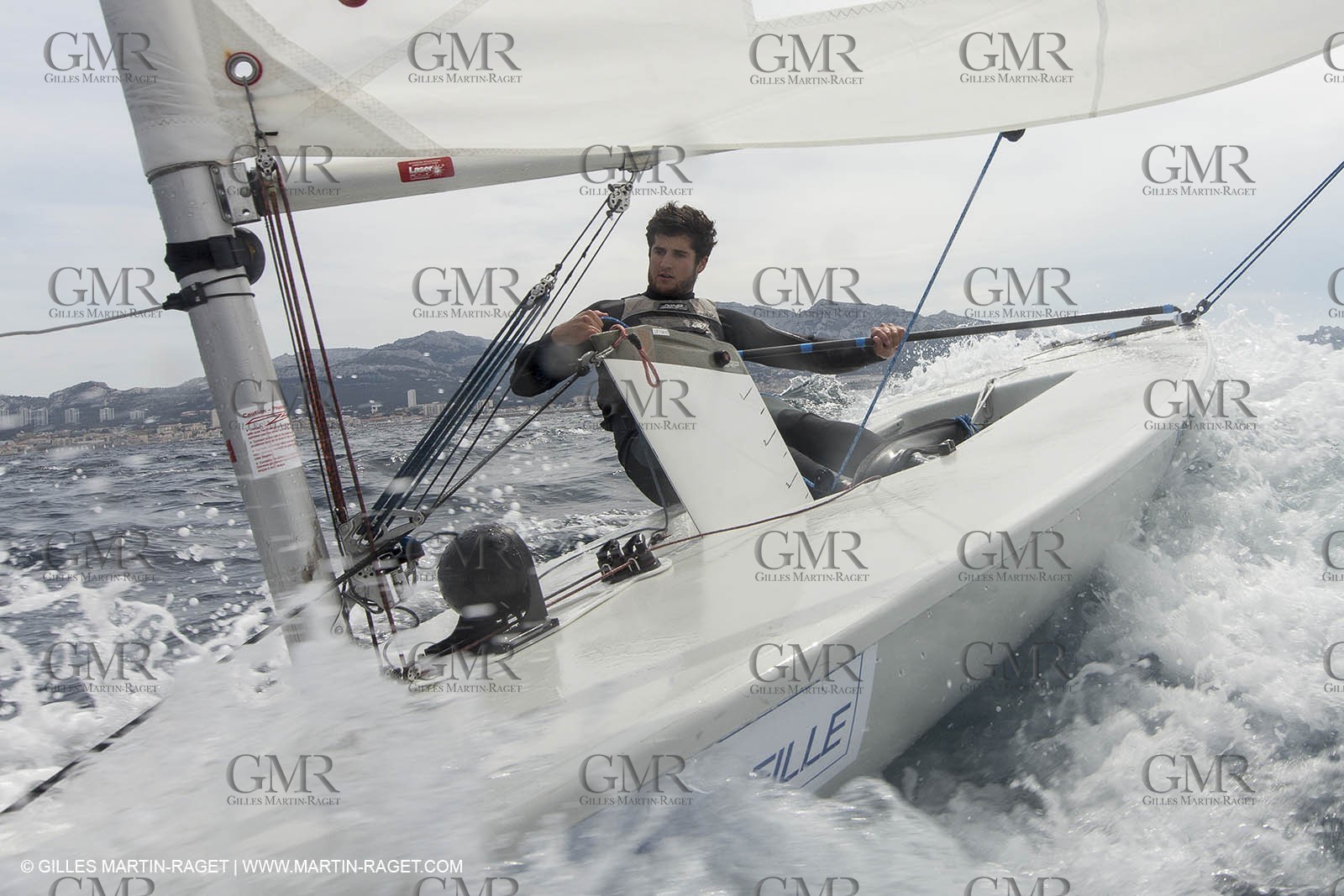 Laser Europa Cup 2014 - Training day - Antony Munoz (FRA)  Marseille (FRA,13) - 11 04 2014