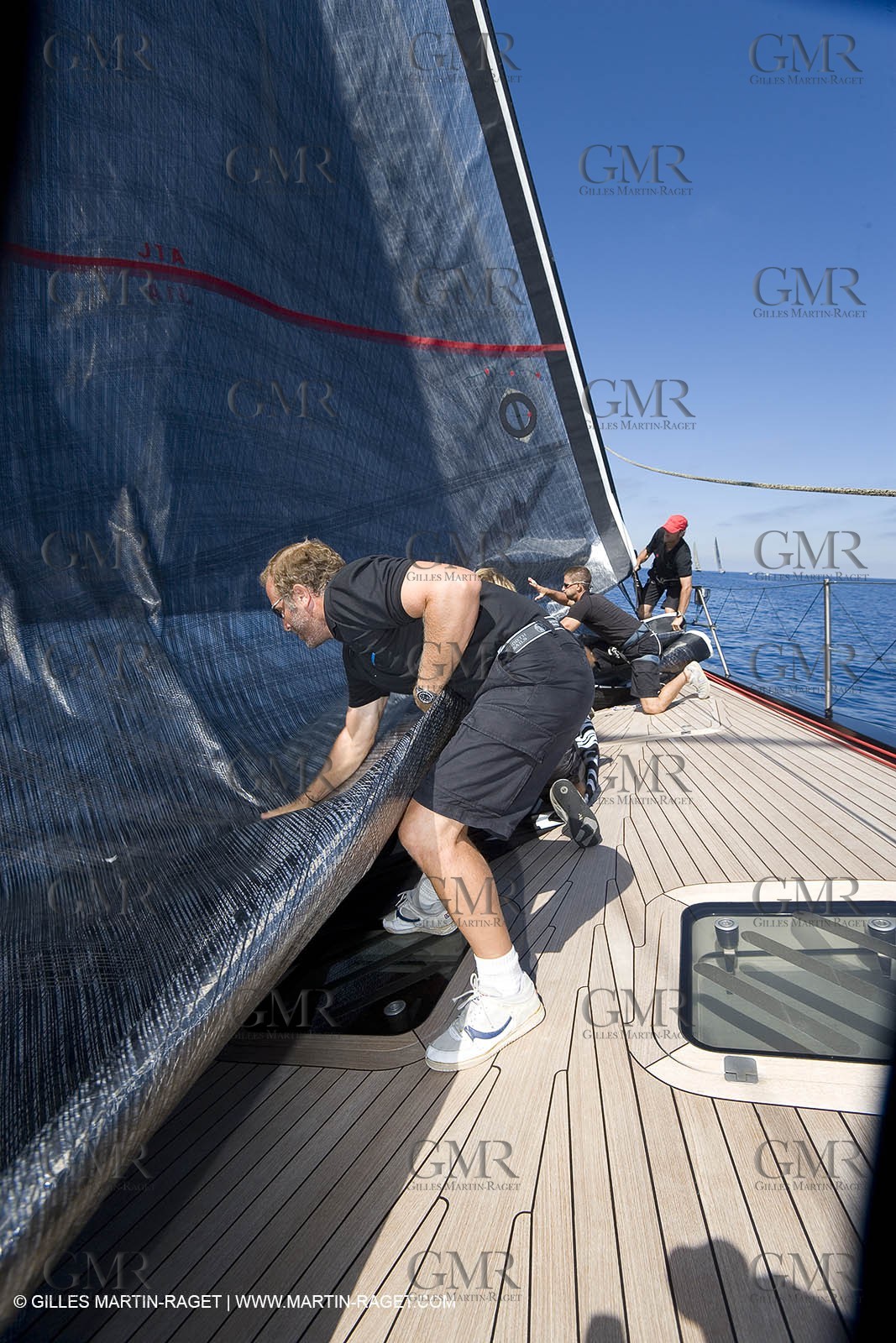 03 09 06 - Porto Cervo (Sardinia) - Maxi World Cup 2006 - Onboard Wally 90 Tango