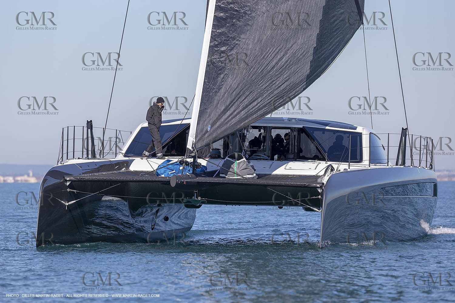 05 02 2019, La Grande Motte (FRA,34), Gunboat 68 sail testing  2