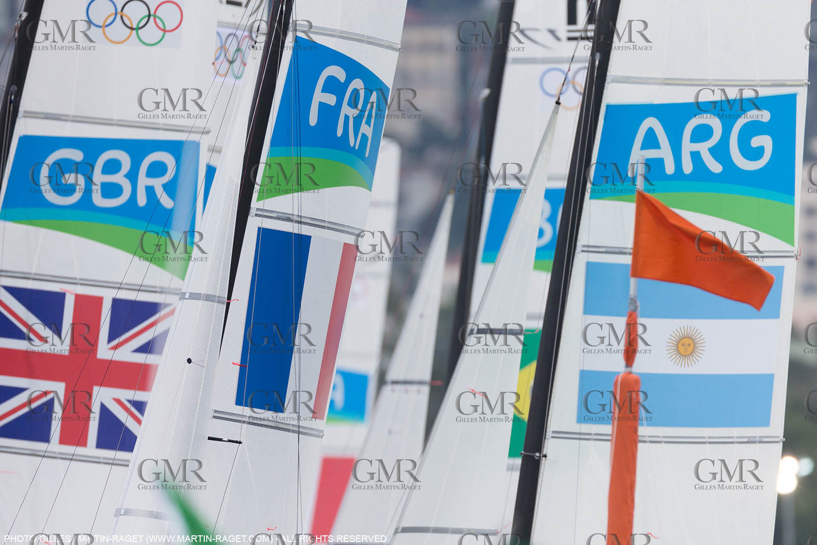 16 08 2016, Rio de Janeiro (BRA), 2016 Olympic Games, Sailing, Nacra 17, Billy Besson, Marie RIou