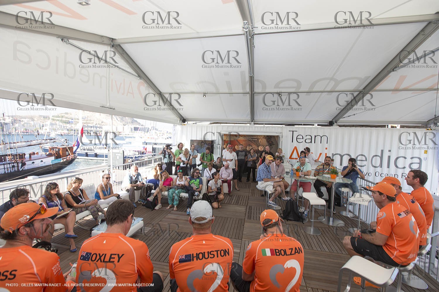 08 10 2014, Alicante (ESP), Volvo Ocean Race 2014-15, Team Alvimedica