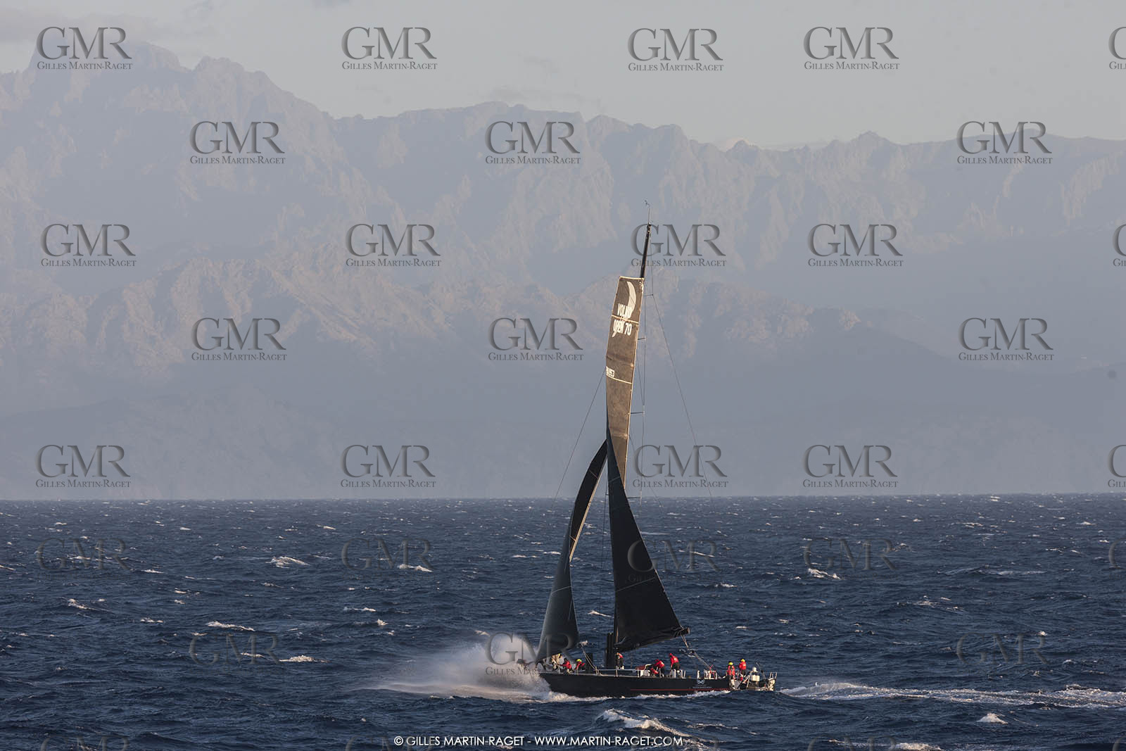 09 10 2017, Calvi (FRA,20), VOR 70 Babsy, Tentative de record autour de la Corse à la voile, skipper Franck Cammas