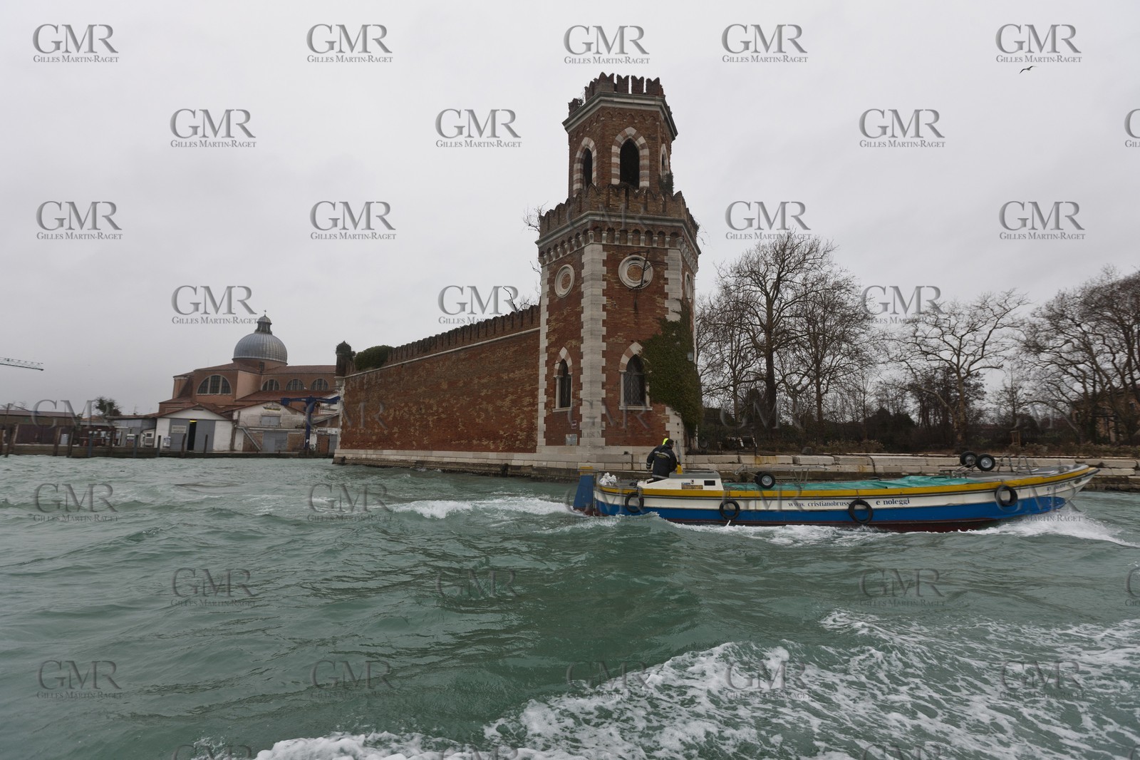 20 02 2012 - Venezia (ITA) - 34th America'sCup - Venezia 2012 America's Cup World Series - The Arsenale where the AC45 moorings, public village, media center and Club 45 will be located