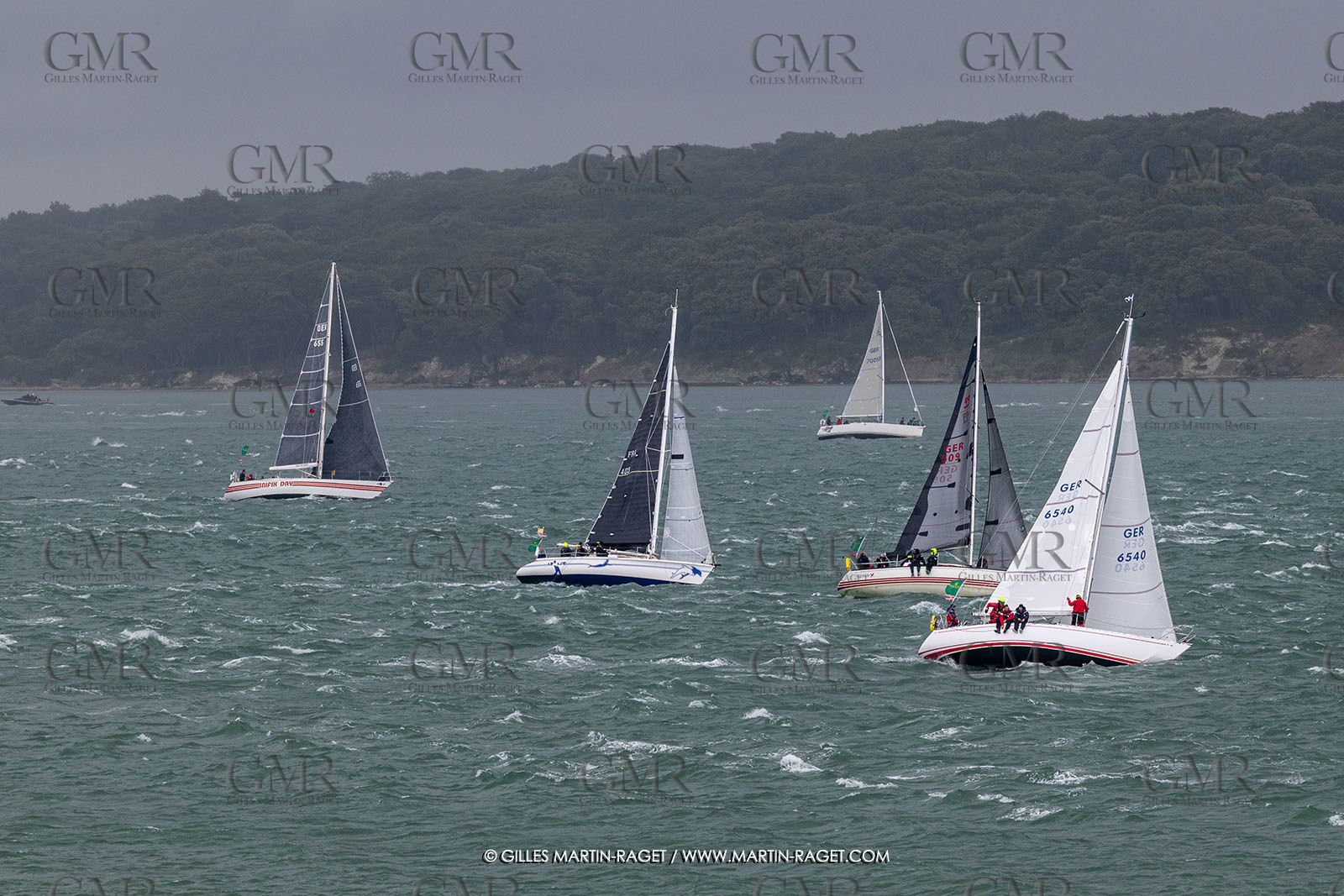 26 07 2025, Cowes (UK, IOW), Admiral's Cup 2025, Rolex Fastnet Race start,