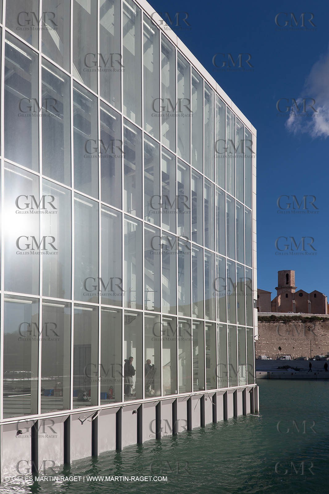 11 01 2013 - Marseille (FRA,13) - Marseille Provence 2013, European capital of Culture, J4 Esplanade, MUCEM Museum and Villa Mediterranée.