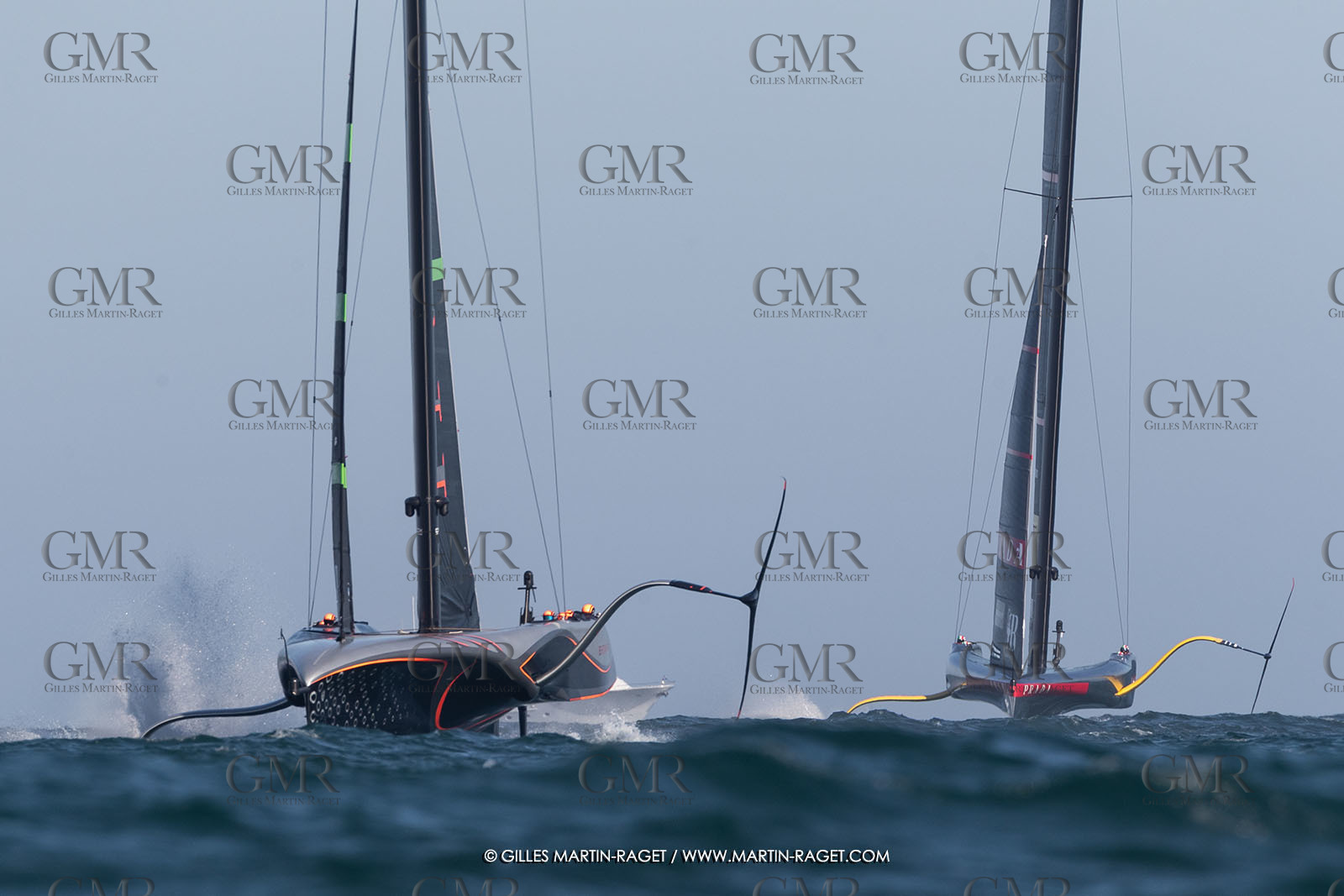 26 09 2024, Barcelona (ESP), 37th America's Cup, Louis Vuitton Cup Final, Race Day 1