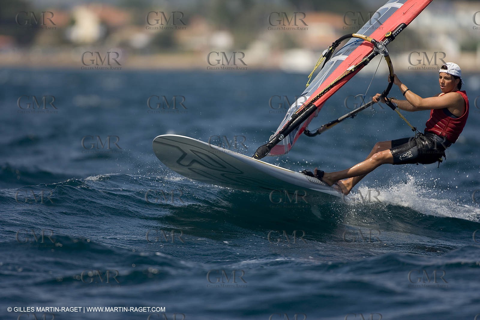 27 04 2007 - 2007 Semaine Olympique Française - Hyères (South of France) - Day 6 - Medal Race - Team France - RS:X : Picon Charline
