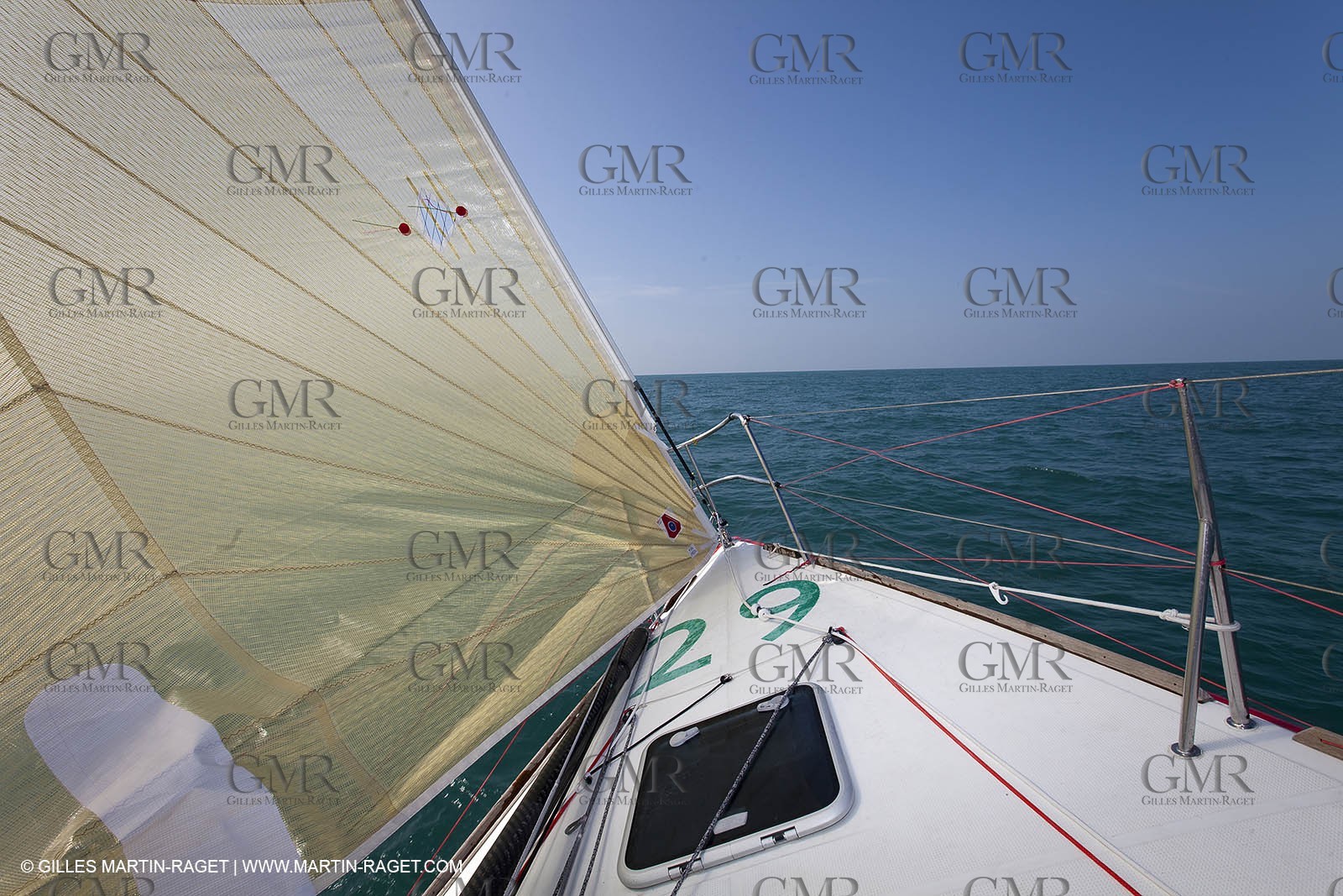 13 03 2010 -  La Grande Motte   Port Camargue (FRA) - Groupe Bel - Kito de Pavant   Sebastien Audigane training for Transat AG2R