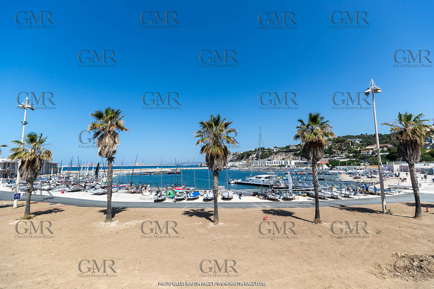 09 07 2023, Marseille (FRA), Paris 2024 Sailing Test Event, Race Day 1,