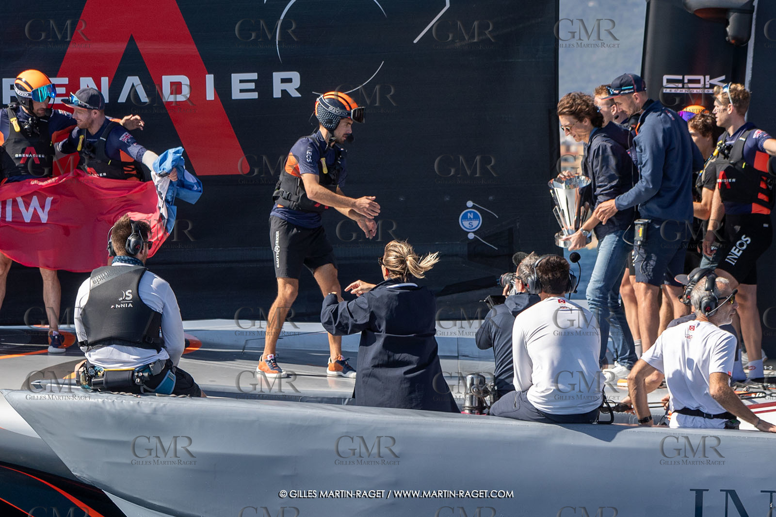 04 10 2024, Barcelona (ESP), 37th America's Cup, Louis Vuitton Cup Final, Race Day 7