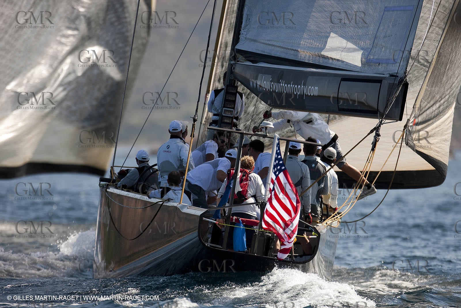 18 05 2010 - La Maddalena (ITA, Sardinia) Louis Vuitton Trophy - BMW ORACLE Racing - Training