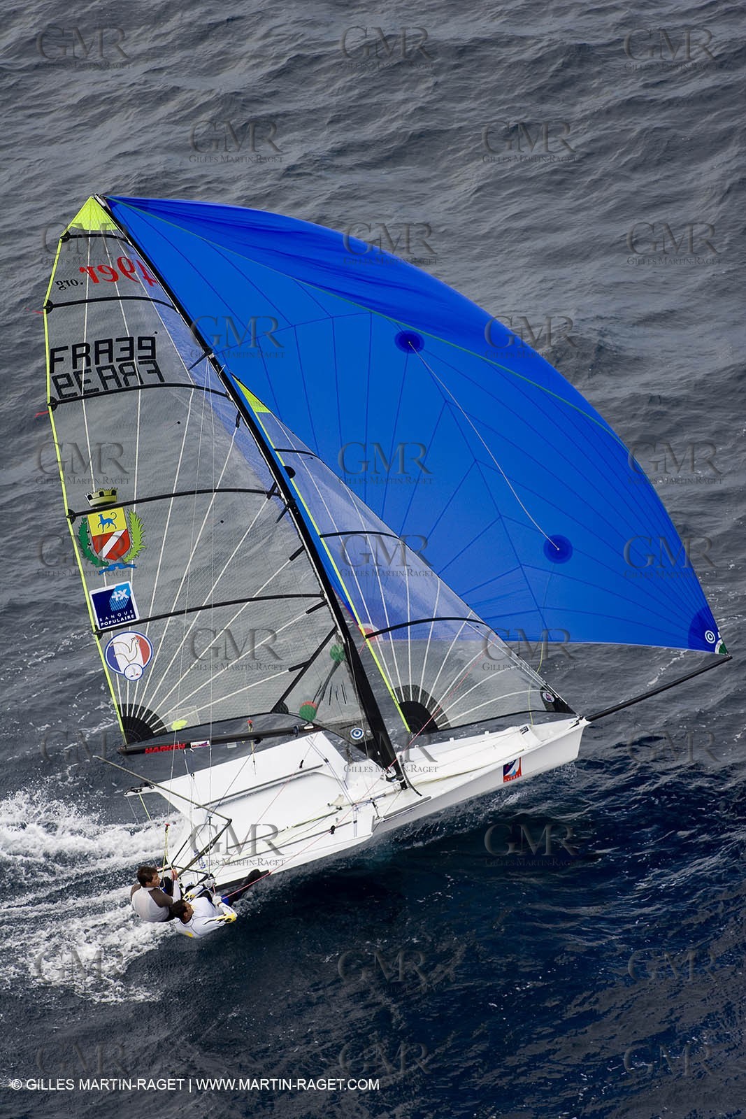 26 04 2007 - 2007 Semaine Olympique Française - Hyères (South of France) - Day 5 - Team France - 49er - LAGRAVIERE-CHRISTIDIS