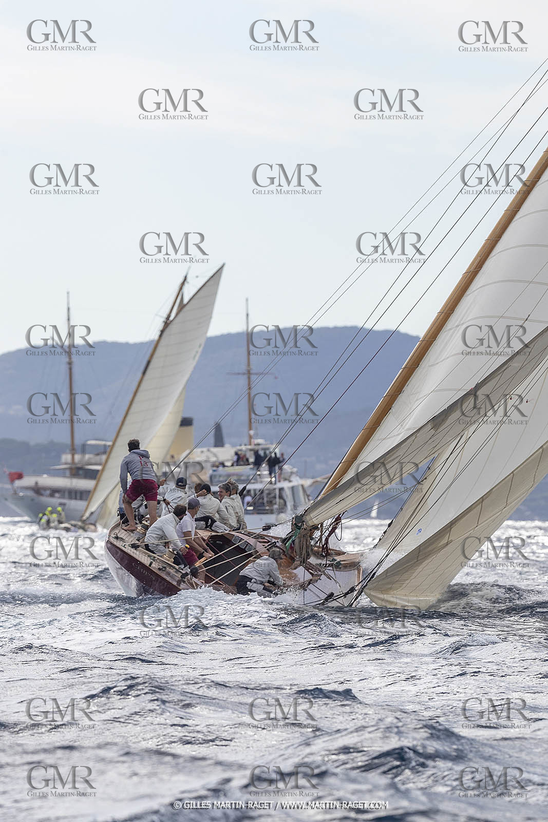 25 09 2022, Saint-Tropez (FRA, 83), Les Voiles de Saint-Tropez 2022, Arrivée des bateaux et de la Coupe d'Automne du Yacht Club de France