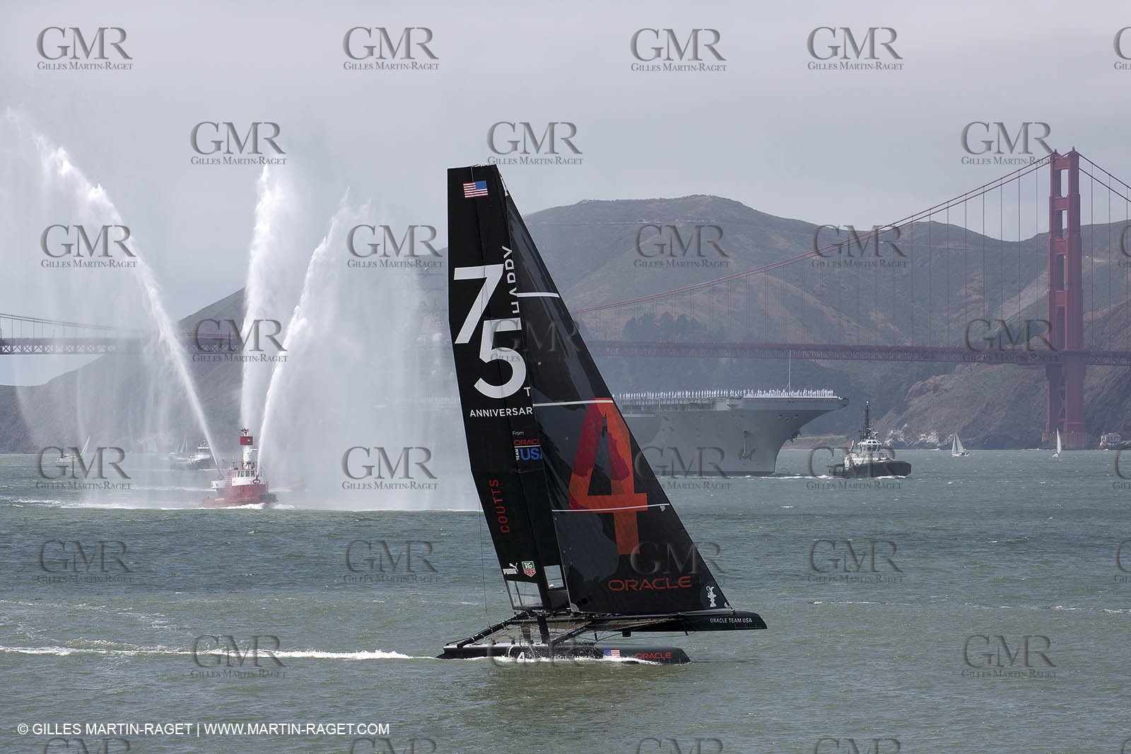 27 05 2012 - San Francisco (USA,CA) - 34th Americas's Cup - America's Cup celebrates the Golden Gate Bridge 75th Anniversary