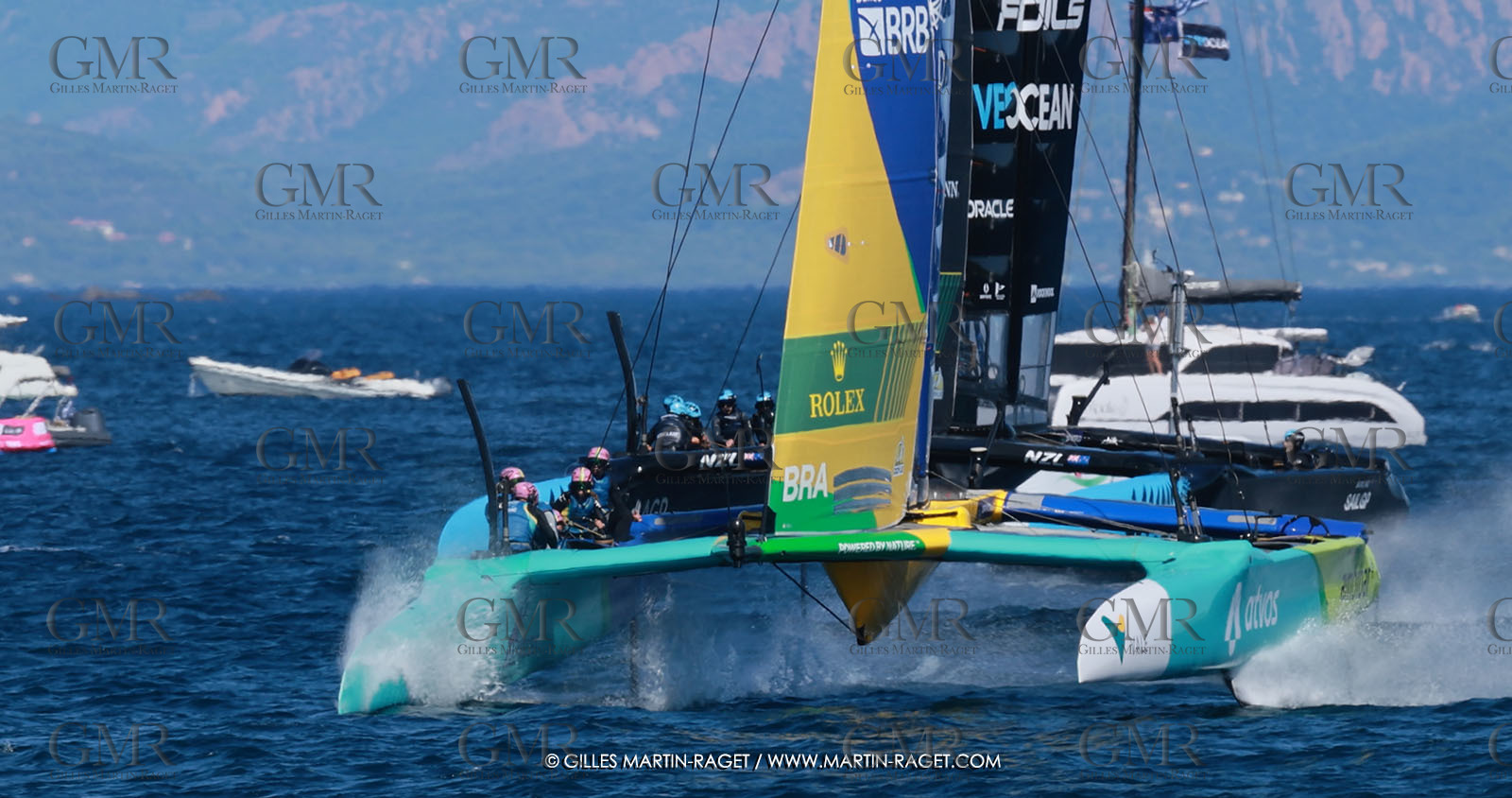 10 09 2025, Saint-Tropez,(FRA), Rockwool SailGP France Saint-Tropez, Race Day 1