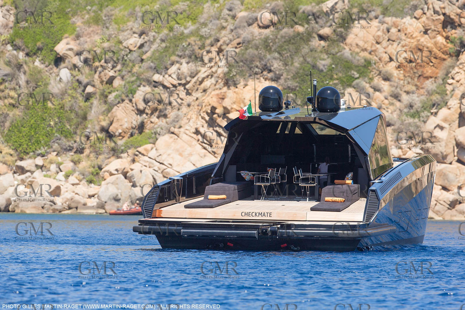 20 07 2016, Cala Galera (ITA), WallyYachts, Wally Power 75 Checkmate