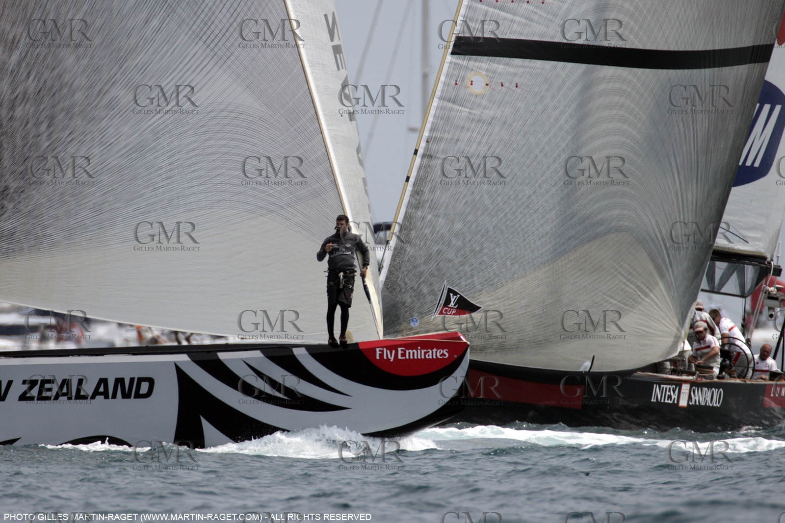 06 06 2007-Valencia (Spain)- 32nd America's Cup - Louis Vuitton Cup Final - Day 4