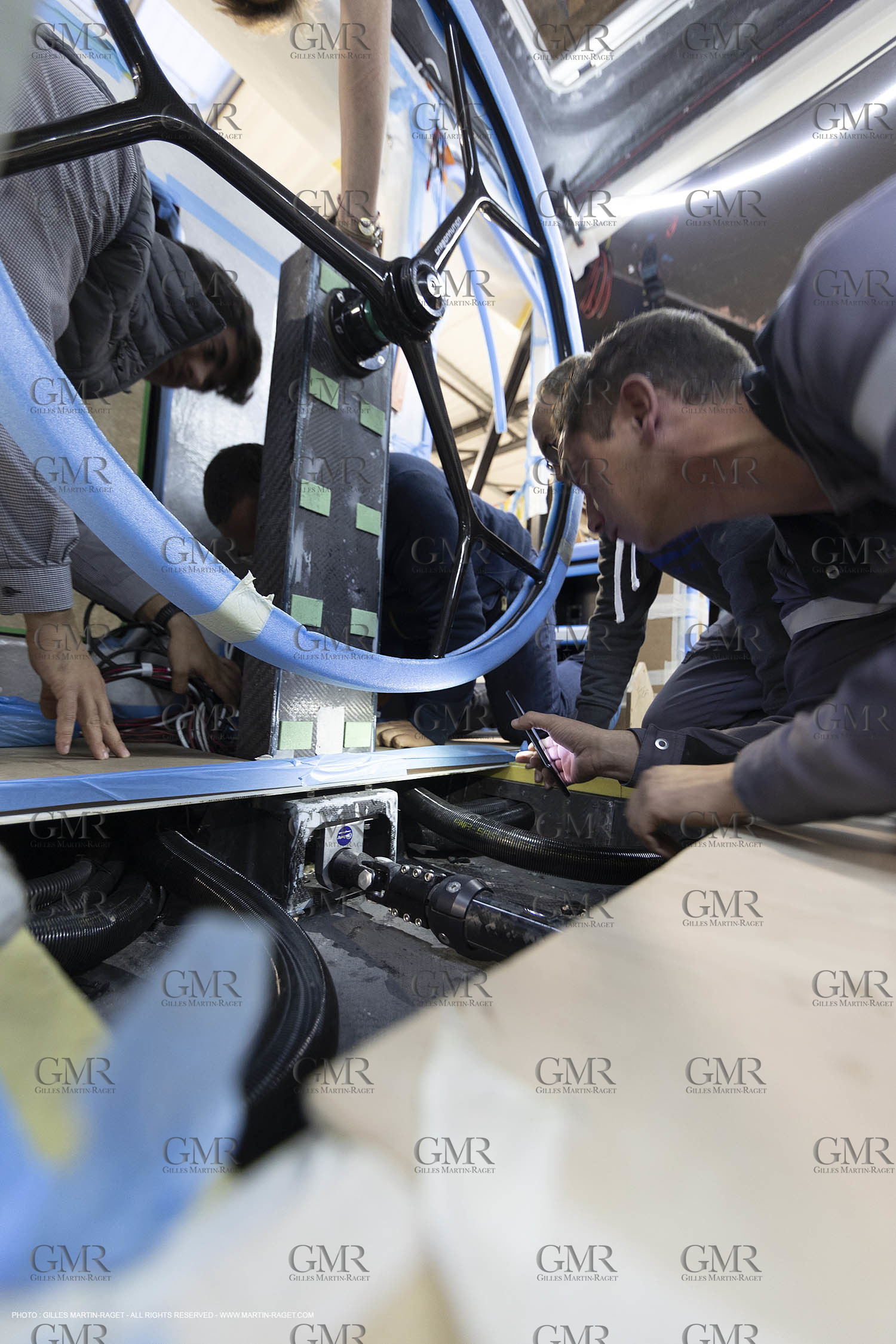 29 10 2018, La Grande Motte (FRA,30), Chantier Gunboat, construction du Gunboat 68