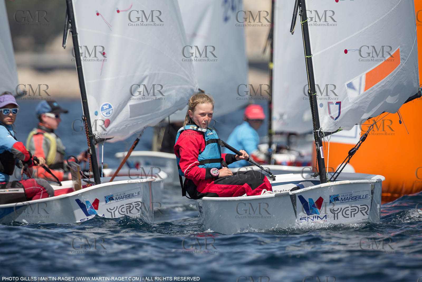 14 04 2016, Marseille (FRA,13), SNIM Dériveurs, Coupe Internationale de Printemps Optimist, Day 4