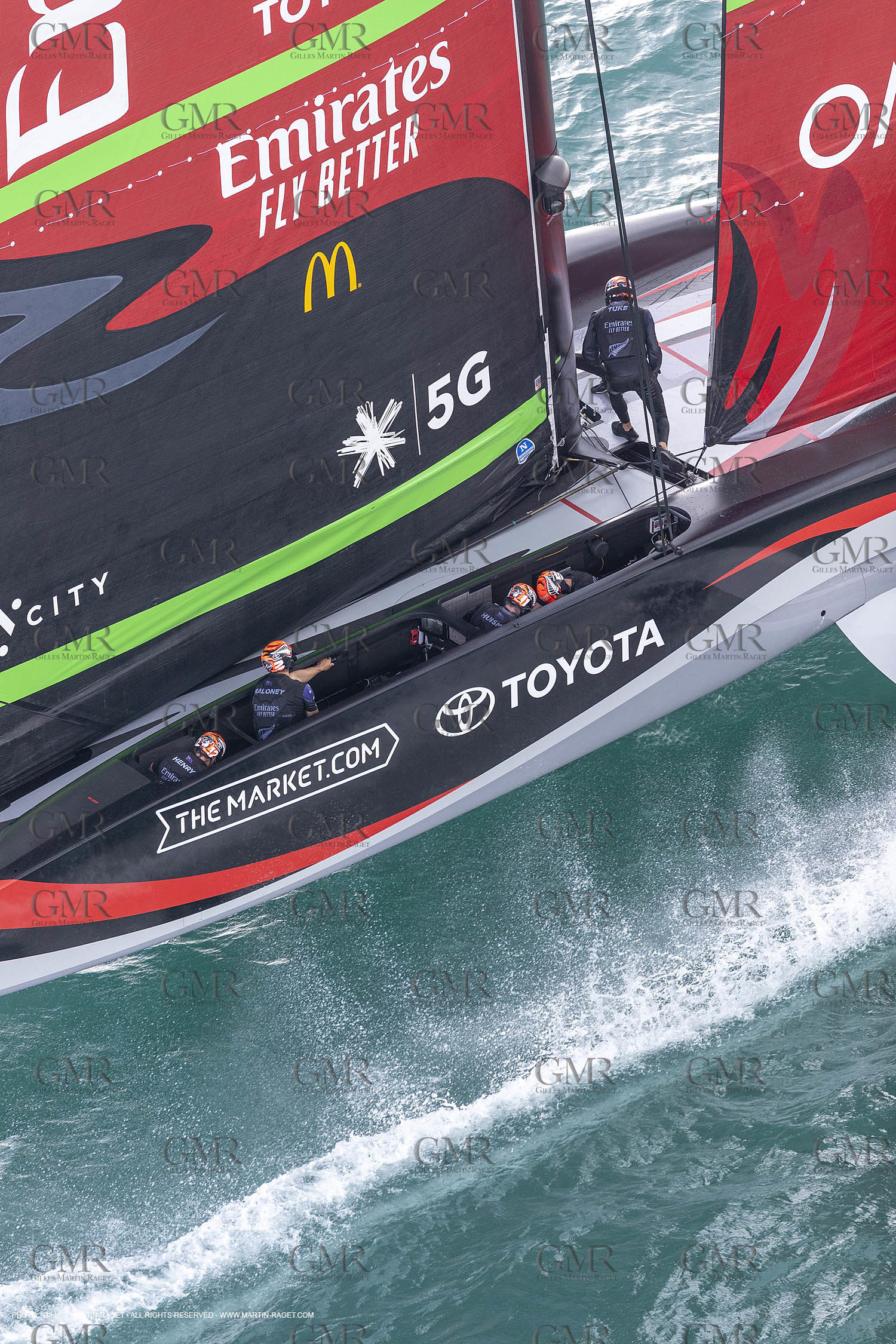 10 12 2020 - Auckland (NZL) - 36th America's Cup - Practice Sessions - Day 2 - Emirates Team New Zealand