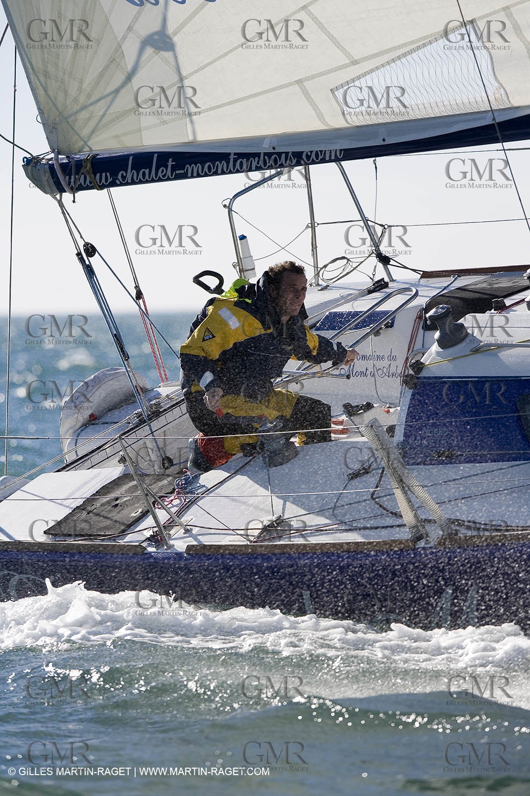 15 02 2007 - La Grande Motte (FRA) - Onedesign Figaro II - Thierry Duprey du Vorsent (Domaine de Monts d'Arbois)