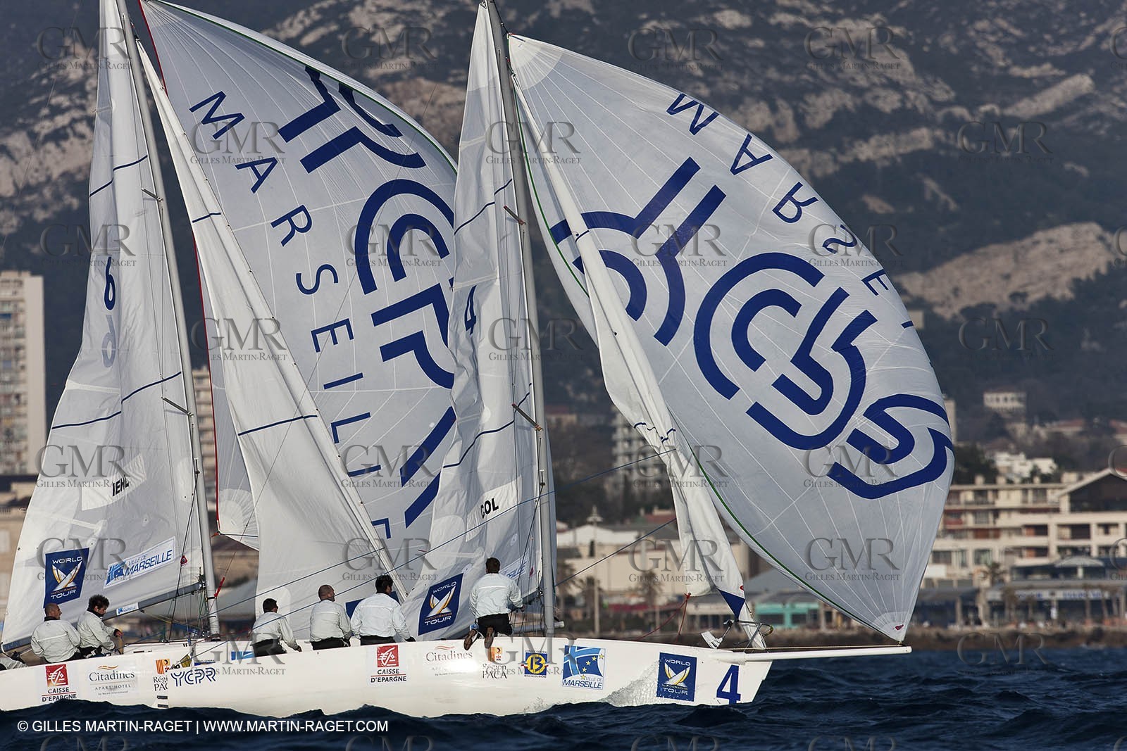 13 03 2009 - Marseille (FRA, 13) - Marseille International Match Race 2009 - (World Match racing Tour 2009)Racing day 2 - Round Robin