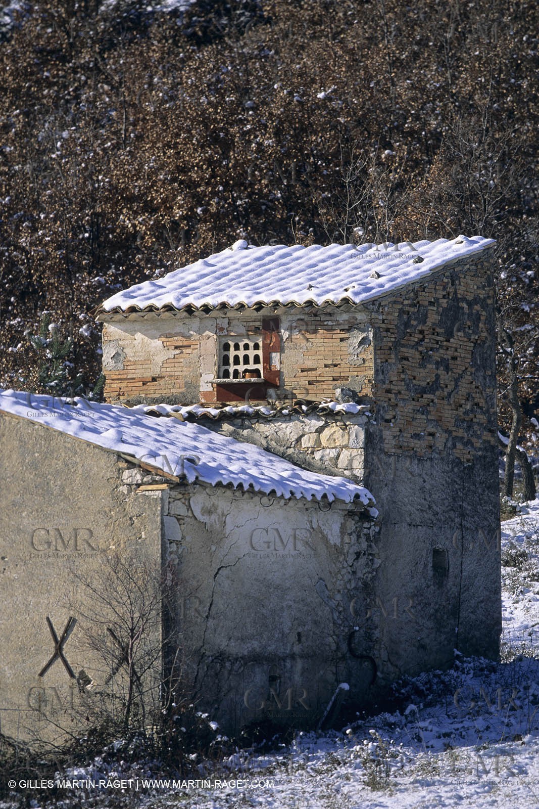 Provence sous la neige