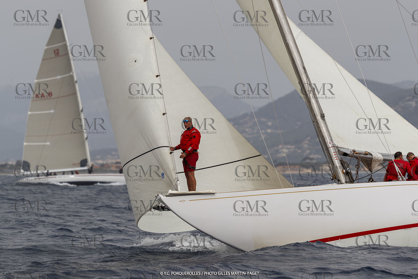 19 06 2024, Porquerolles Island (FRA), Championnat du monde des 12 m JI 2024, Race Day 1