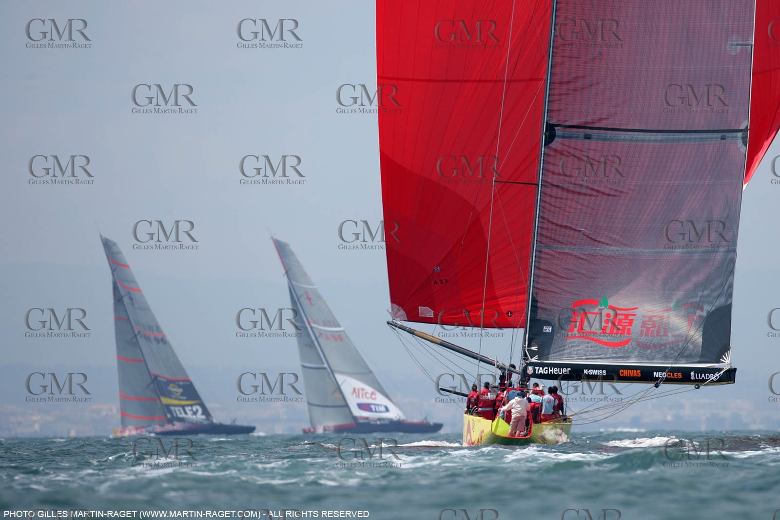 30 04 2007-Valencia (Spain)- 32nd America's Cup - Louis Vuitton Cup - RR2 - Day 2 - BMW ORACLE Racing