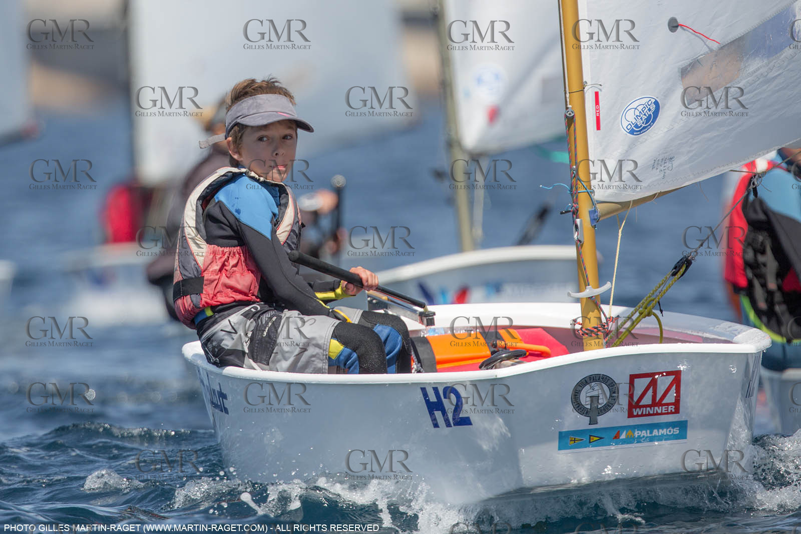 14 04 2016, Marseille (FRA,13), SNIM Dériveurs, Coupe Internationale de Printemps Optimist, Day 4