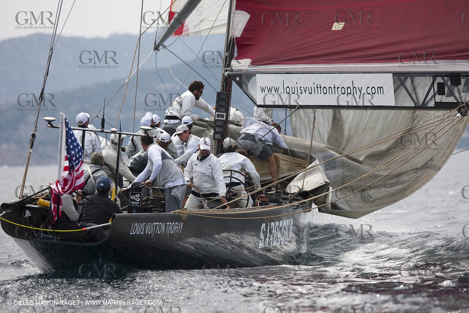 19 05 2010 - La Maddalena (ITA, Sardinia) Louis Vuitton Trophy - BMW ORACLE Racing - Training