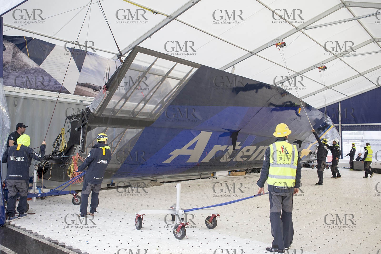 27 08 2015, Göthenburg, (SWE), 35th America's Cup, Louis Vuitton America's Cup World Series Göthenburg 2015, Tech Day,