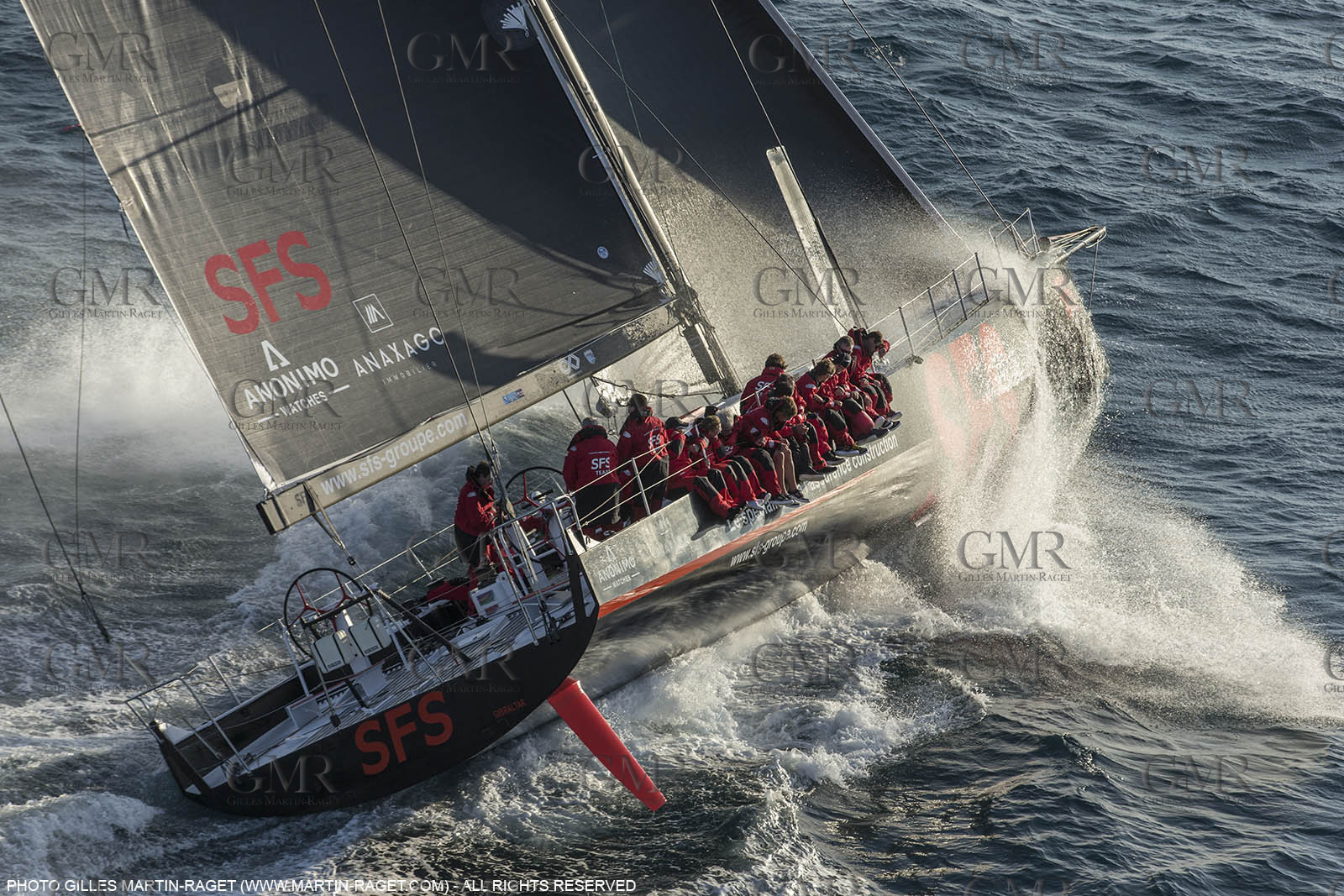 24 mars 2016   Marseille (FRA,13), SFS II (skipper Lionel Péan), last training before Marseille Sailing Week