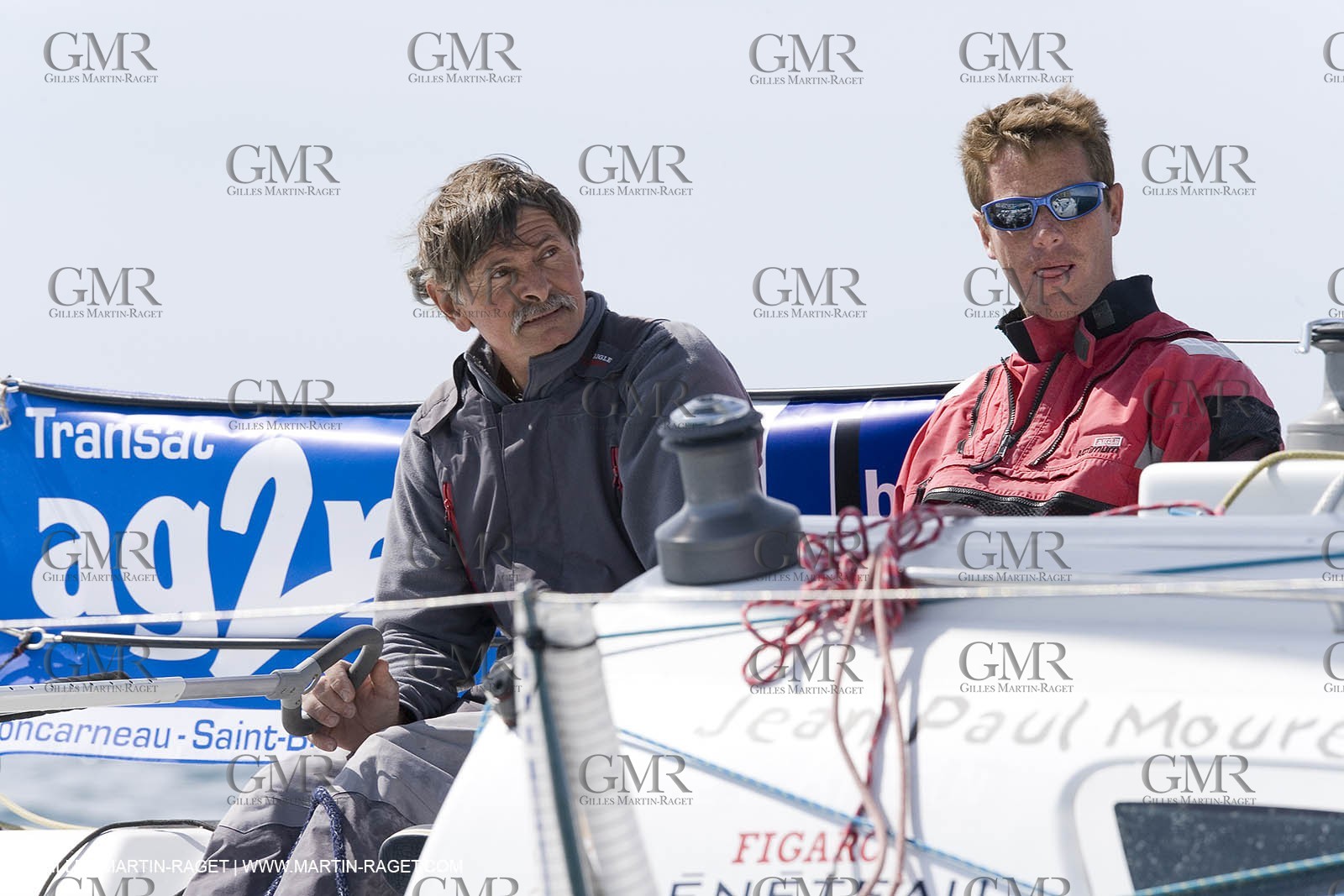 27 03 08- La Grande Motte- (FRA,34) Transat AG2R 2008- Jean-Paul Mouren- Laurent Pellecuer