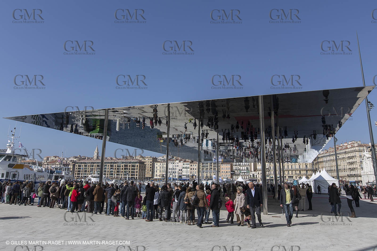 02 02 2013 Marseille (FRA,13) - Opening of the shadehouse and renovated historical Vieux Port