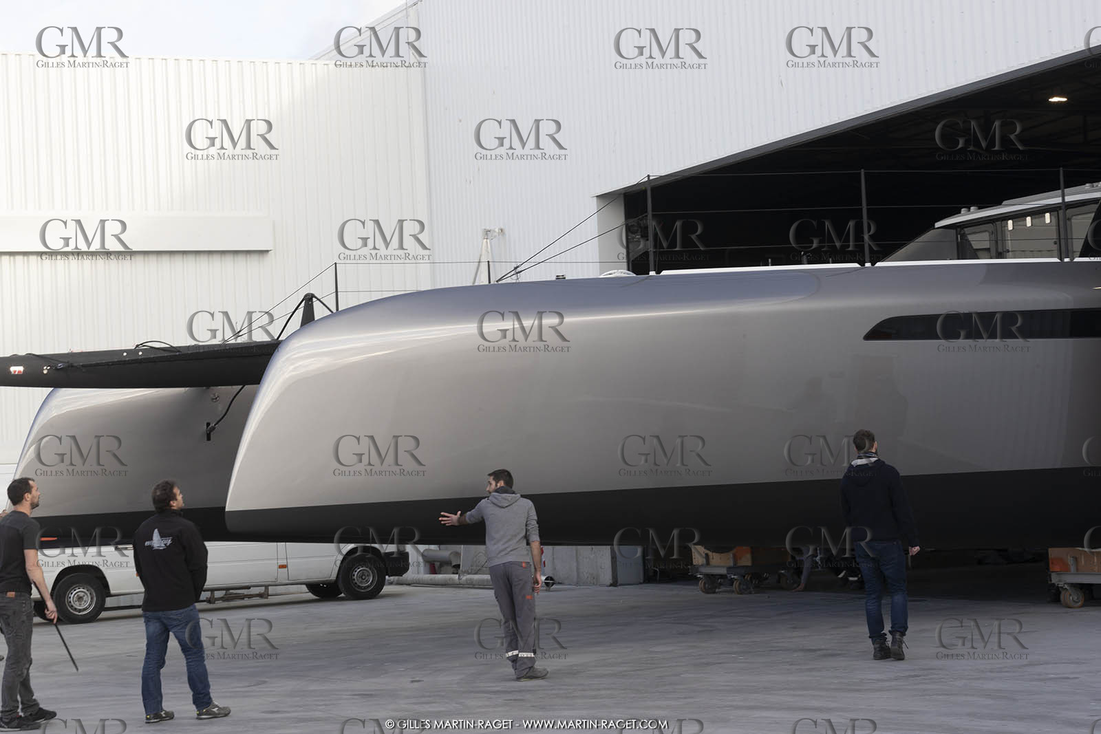 17 01 2018, La Grande Motte (FRA), Gunboat 68  1 launch